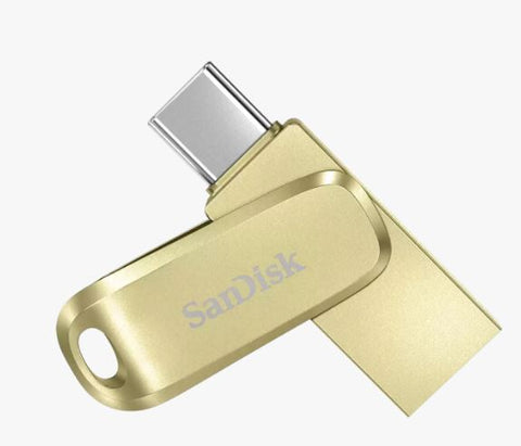 SanDisk Ultra Dual Drive Luxe USB Type-C™ Flash Drive - Gold