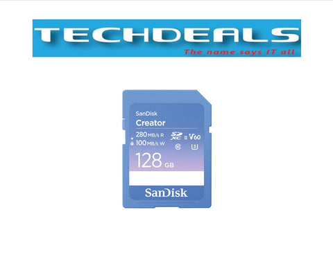 SanDisk Creator SD UHS-II Card - 128GB
