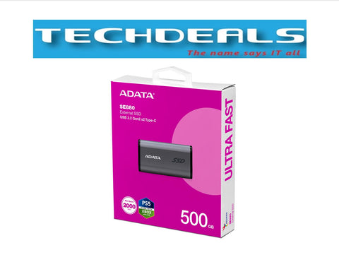 Adata Elite SE880 500GB/1TB/2TB/4TB Portable SSD (Lightweight | Compact)