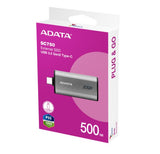 Adata SC750 500GB/1TB Portable SSD (Compact | Cableless)