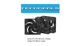 Arctic P12 Pro Reverse 120mm Single Fan Black 3-pack