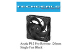 Arctic P12 Pro Reverse 120mm Single Fan Black