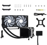 TRYX PANORAMA 240mm AIO Liquid Cooler ARGB Black