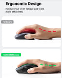 Ugreen Ergonomic Wireless Mouse with Bluetooth