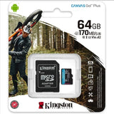 Kingston Canvas Go Plus MicroSD Card 64GB / 128GB