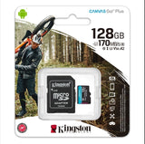 Kingston Canvas Go Plus MicroSD Card 64GB / 128GB