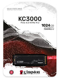 Kingston KC3000 - M.2 PCIe 2280 Gen 4x4 NVMe SSD - 512GB / 1TB / 2TB / 4TB