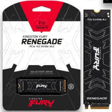 Kingston FURY Renegade - M.2 PCIe 2280 Gen 4x4 NVMe SSD - 500GB