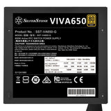 SilverStone VIVA 650 80 PLUS Gold ATX Power Supply - 650W