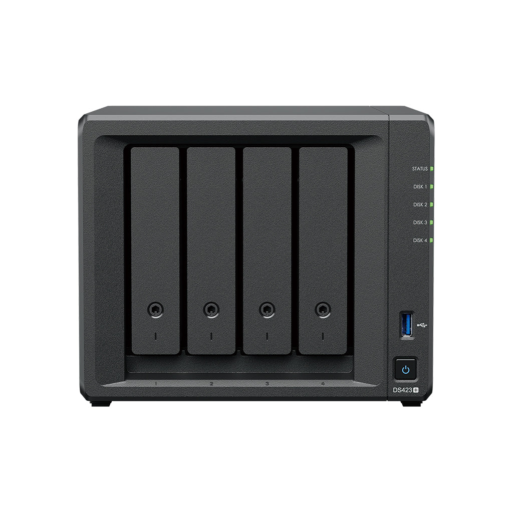 Synology DS423+ Intel Celeron J4125 4-core 2.0-2.7GHz 2GB DDR4 4-Bay NAS Enclosure