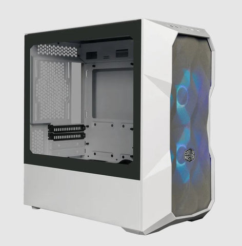 COOLER MASTER MASTERBOX TD300 MESH ARGB m-ATX CASE - WHITE/BLACK