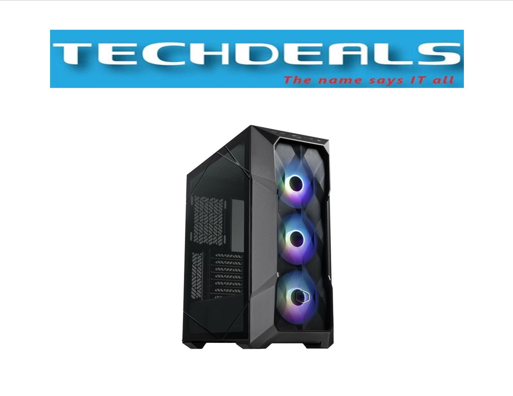 COOLER MASTER MASTERBOX TD500 V2 MESH ARGB ATX CASE - WHITE/BLACK