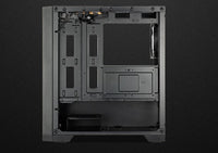 Tecware NEO M2 High Airflow mATX TG Case w/3*120mm non RGB Fans - Black