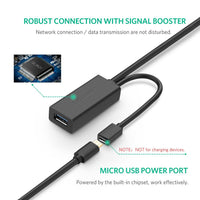 Ugreen 20827 USB3.0 Extension Cable 10M - Black