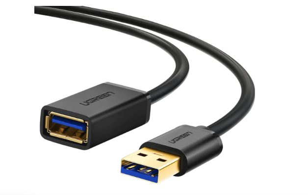 Ugreen USB 3.0 Male to Female Extension Cable - 2mtr.