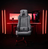 Arozzi Vernazza Soft Fabric Gaming Chair Ash/Dark Grey/Blue