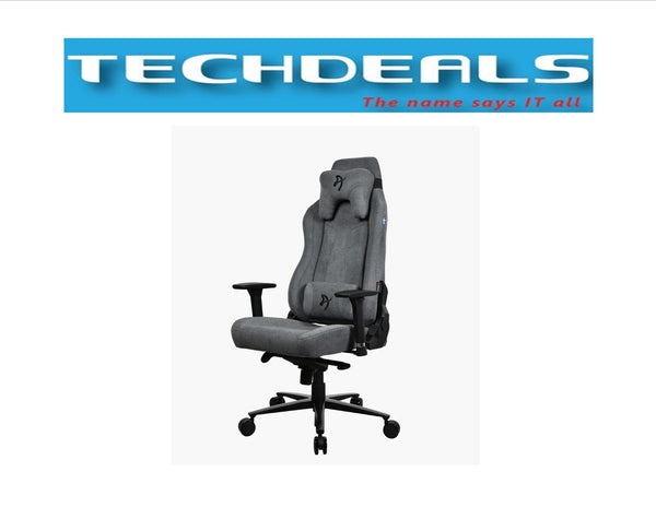 Arozzi Vernazza Soft Fabric Gaming Chair Ash/Dark Grey/Blue