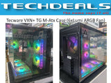 Tecware VXN+ TG M-Atx Case (6xLumi ARGB Fan)