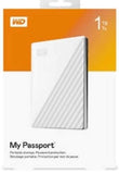 WD My Passport Portable USB 3.2 Gen 1 HDD | 1TB | 2TB | 4TB | 5TB White