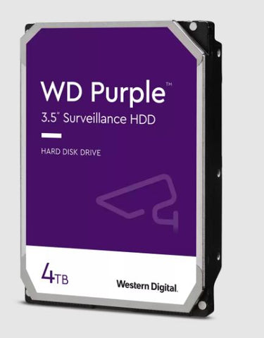 WD WD43PURZ Purple 3.5" SATA Surveillance  HDD - 4TB