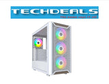 Montech XR Wood ATX 4xARGB TG Case BLACK/WHITE