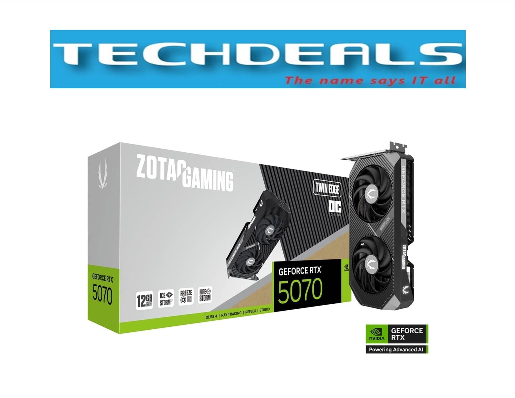 ZOTAC GEFORCE RTX 5070 [バルク品] Zotac Gaming GeForce RTX 5070 Ti Solid OC 16GB GDDR7 Reflex 2 RTX