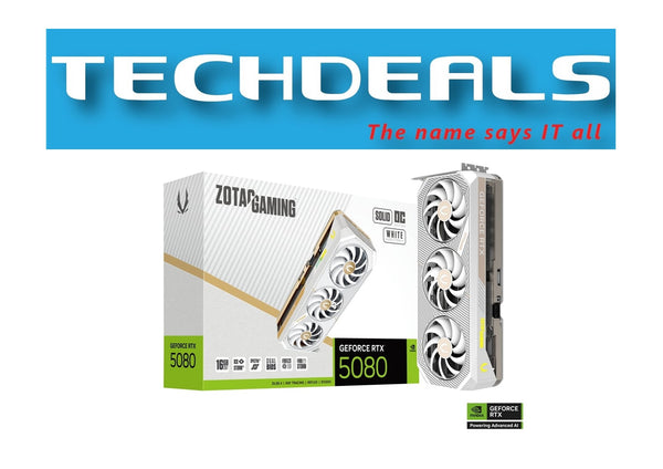 ZOTAC GAMING GeForce RTX 5080 SOLID OC White Edition ZT-B50800Q-10P