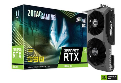 Zotac GAMING GeForce RTX 3060 Ti GDDR6X Twin Edge OC 8GB Graphics Card