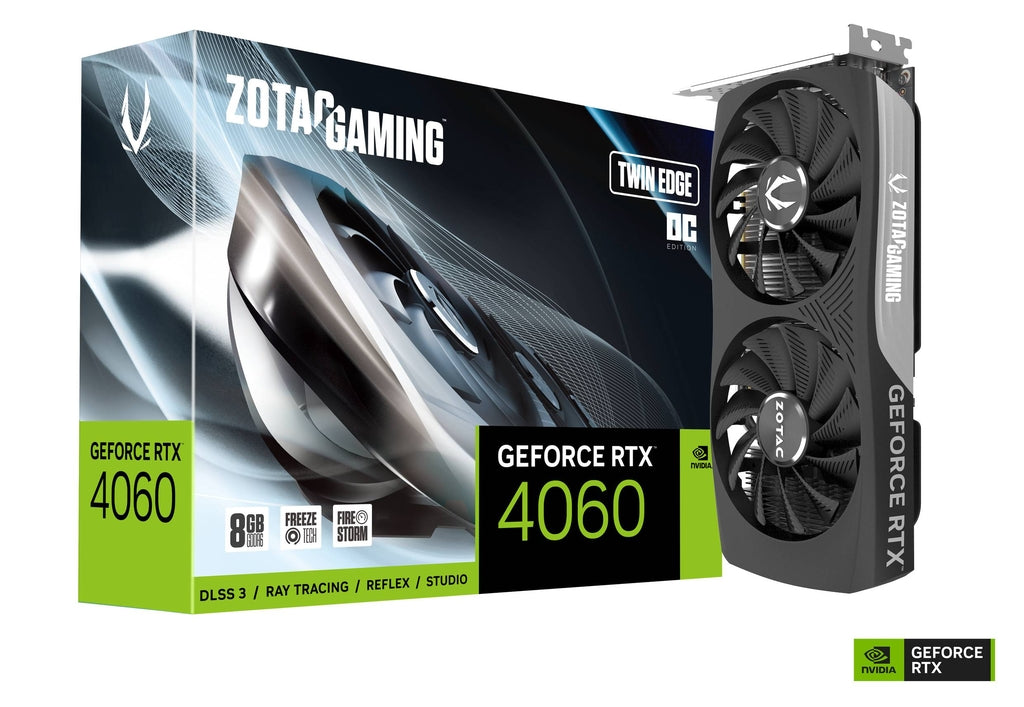 Zotac RTX4060 TwinEdge OC 8GB GDDR6 Graphics Card