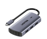 Unitek uHub H6+ 6-in-1 USB-C Hub with PD 100W D1113CGY01