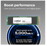 Crucial E100 1TB PCIe Gen4 M.2 NVMe 2280 5000MB/s