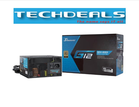 Seasonic G12 GM-750 (ATX2.4) 80 Plus Gold PSU / Semi-Modular / Silent Fan / 750W /850W