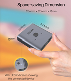 Unitek 4K Aluminium HDMI 2.0 Switch 2-To-1 Bi-Directional V1127A