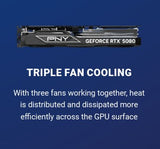 PNY GeForce RTX5080 16GB GDDR7 PCIe5.0 Graphics Card