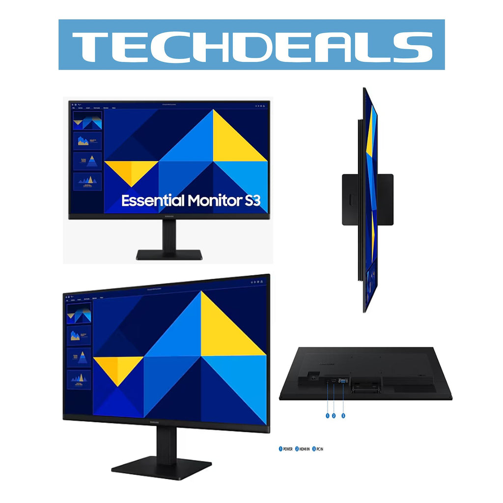 Samsung 24" Essential Monitor S3 S30GD FHD LS24D300GAEXXS