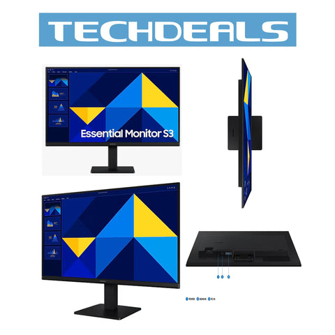 Samsung 24" Essential Monitor S3 S30GD FHD LS24D300GAEXXS
