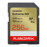 Sandisk SDSDXGN Extreme GO SDXC UHS-I R230MB Card - 256GB