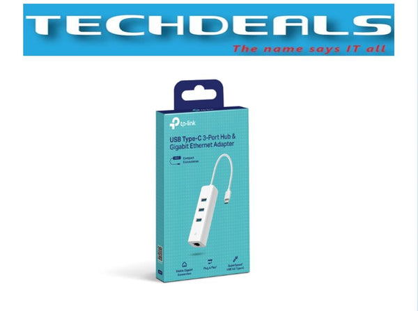 Tp-Link UE330C Type-C to 3-Port USB-A Hub with RJ45