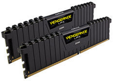 Vengeance® LPX 16GB (2 x 8GB) DDR4 DRAM 3200MHz C16 Memory Kit - Black