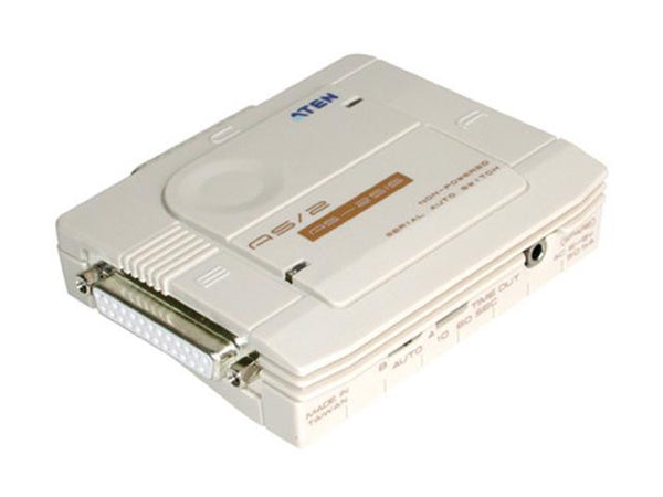 Aten AS251S Serial Auto Switch(RS-232); 2xRS232 DB25F(in), 1xRS232 DB25M(out)