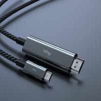 Flujo X-25 USB C to HDMI Cable (2.0 Meters) Data transfer  Grey