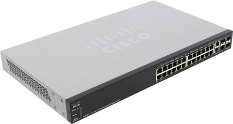 Cisco 24-port 10/100 Stackable Managed Switch with Gigabit Uplinks