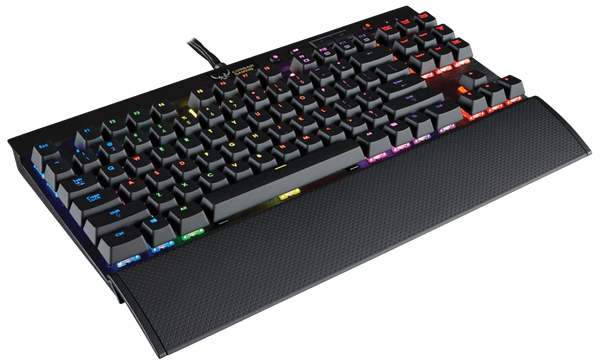 Corsair K65 LUX RGB Compact Mechanical Gaming Keyboard — Cherry MX RGB Red (2.35 KG)