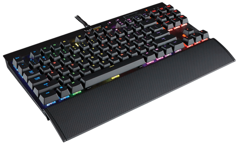 Corsair K65 LUX RGB Compact Mechanical Gaming Keyboard — Cherry MX RGB Red (2.35 KG)