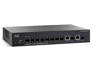 Cisco SG 300-10 10-port Gigabit Managed SFP Switch (8 SFP + 2 Combo)
