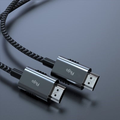 Flujo X-24 HDMI Cable (Male to Male, 2.0 Meters) Data transfer  Grey
