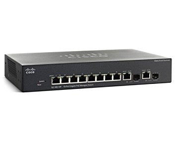 Cisco SG300-10MPP 10-port Gigabit Max PoE+(124W) Managed Switch
