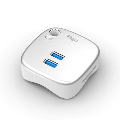 Flujo AH-8-S Multi-Function Adapter for Surface Pro - Silver