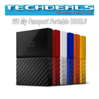 WD MY PASSPORT PORTABLE STORAGE 1TB BLUE USB3.0 - 3yrs Warranty
