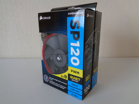 Corsair Air Series SP120 PWM Quiet Edition High Static Pressure Fan Twin Pack